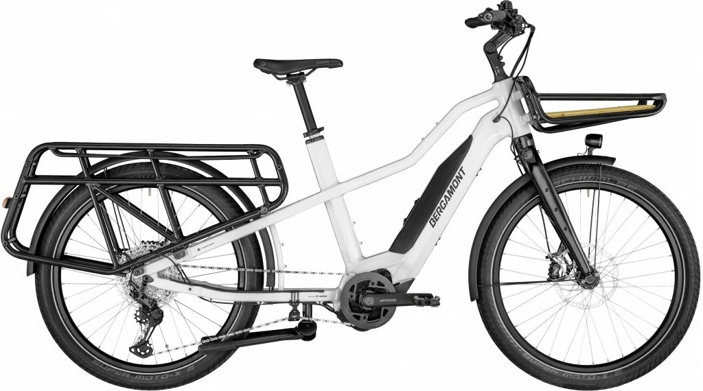 Bergamont E-Cargoville LT Expert E- Vélo Lastenroue Gr. 53cm Blanc/noir Mod. 2022 1 Bergamont E-Cargoville LT Expert E- Vélo Lastenroue Gr. 53cm Blanc/noir Mod. 2022