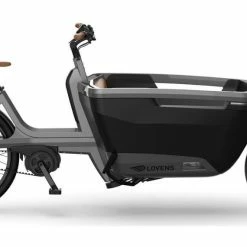 Lovens Explorer 85 500Wh E-Lastenroue Argent Gris