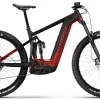 GHOST BIKES Ghost E-Riot Sur AL 160/160 Essential Gr. S Noir/pearl Deep Rouge Glossy Mod. 2023