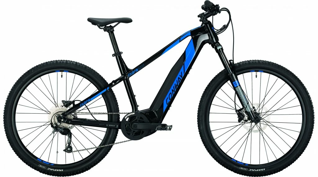 Conway Cairon S 227 27.5" VTT Vélo électrique S Noir/bleu Mod. 2021 1 Conway Cairon S 227 27.5" VTT Vélo électrique S Noir/bleu Mod. 2021