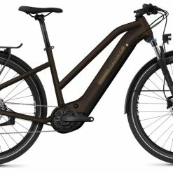 GHOST BIKES Ghost E-Square Trekking Advanced 27.5" Vélo De Trekking électrique Femmes, Darkchoco/metbrown Mod. 2021