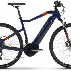 Haibike SDURO Cross 5.0 28" E-vélo Homme, Bleu/orange/titane Mod. 2020