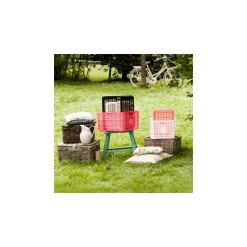 Caisse Panier Vélo - BASIL - Crate Plastique S -Vélos électriques Soldes basil caisse panier velo basil crate plastique blanc 25l 3